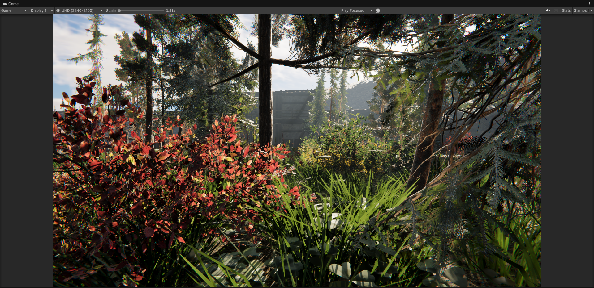 Vegetation Material after SSS Fix: Enhanced Translucency